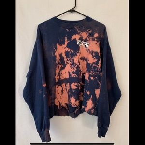 BLEACHED CREWNECK